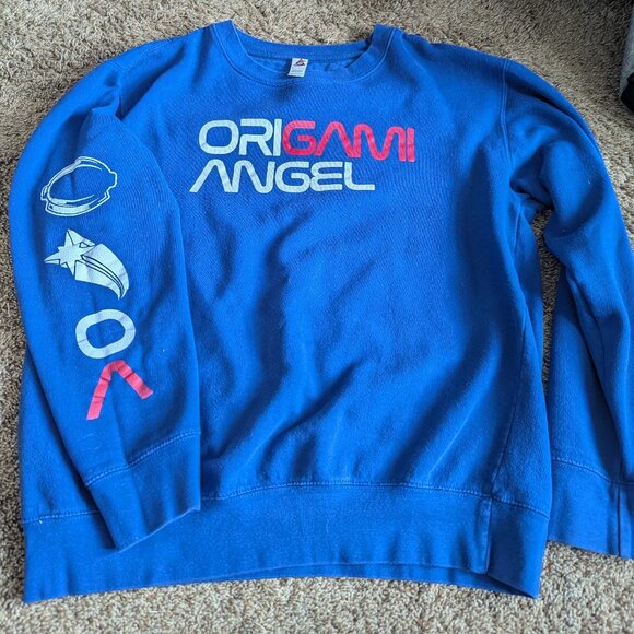 Smart Blanks Other - Origami Angel Crewneck, Size L, Royal Blue, NASA